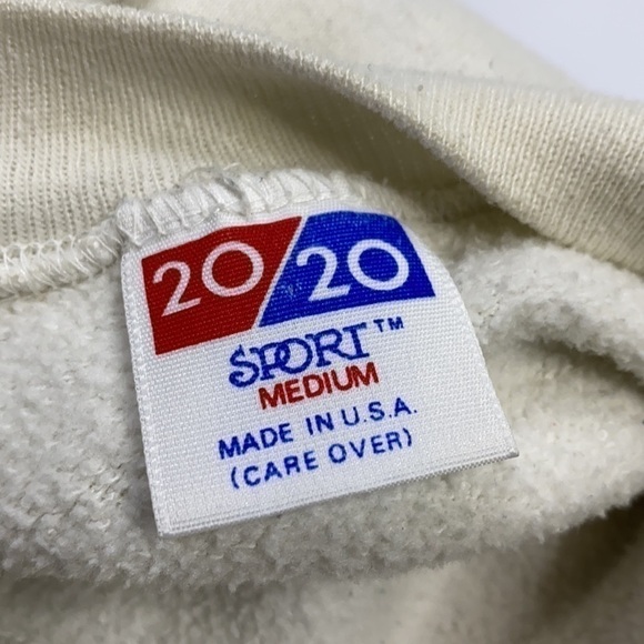 20/20 Sport Vintage Dear Santa I Want It All Raglan Sleeve Elf Sweatshirt - Picture 3 of 8